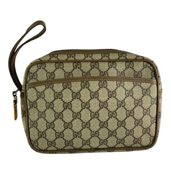 Gucci monogram pouch deals