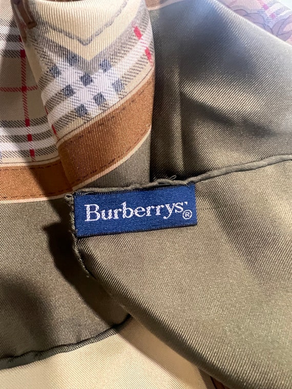 BURBERRYS Multicolor Pure Silk With Burberry Logo… - image 8