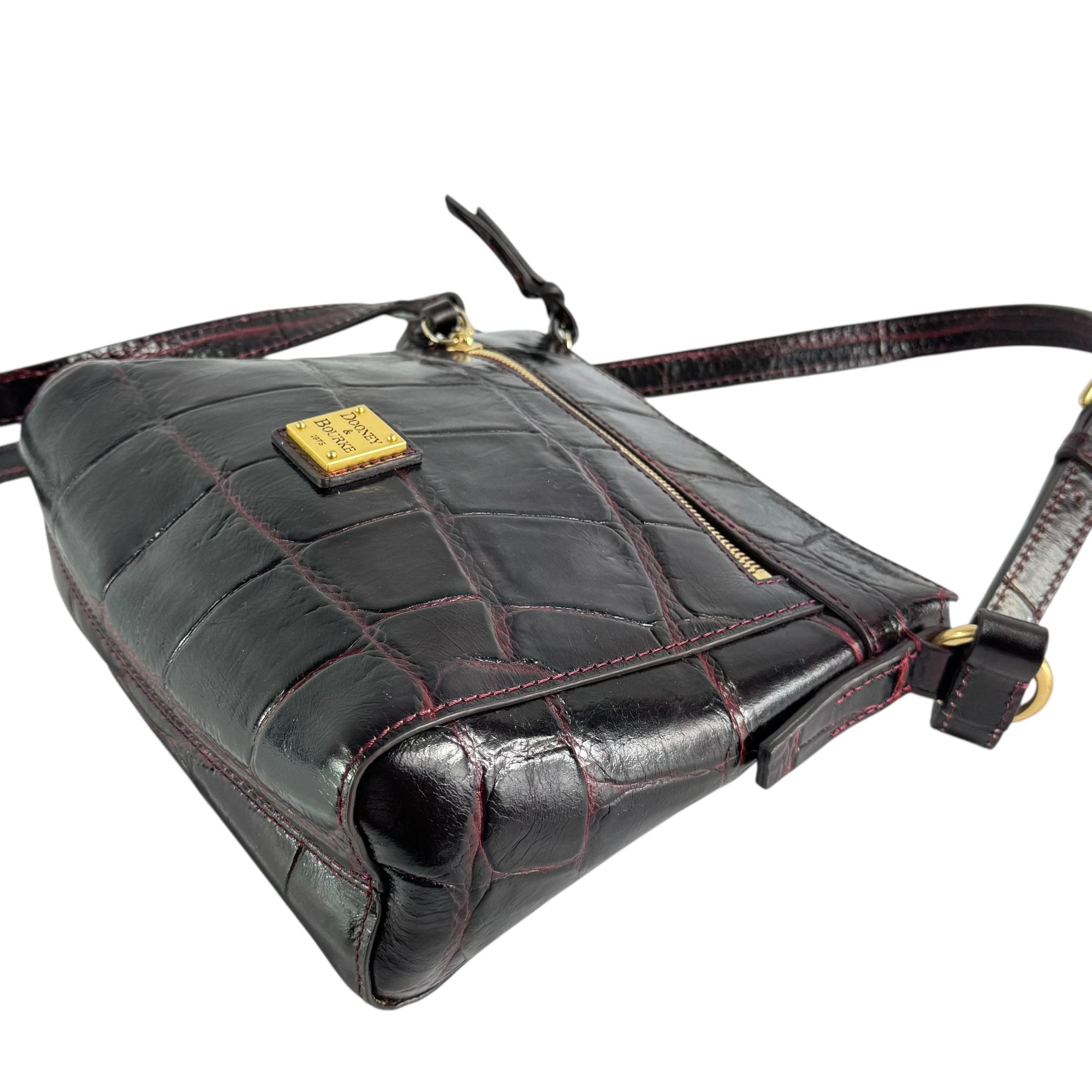 ドゥーニー＆バーク DOONEY&BOURKE バッグ ショルダーバッグ クロスボディバッグ カーフレザー カバン 鞄 メンズ レディース ブラウン/グレー ドゥーニー＆バーク オーセンティック ブラウン レザー クロスボディ