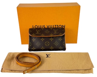 Riñonera divertida de lona Monogram revestida con bolsillo florentino de LOUIS VUITTON