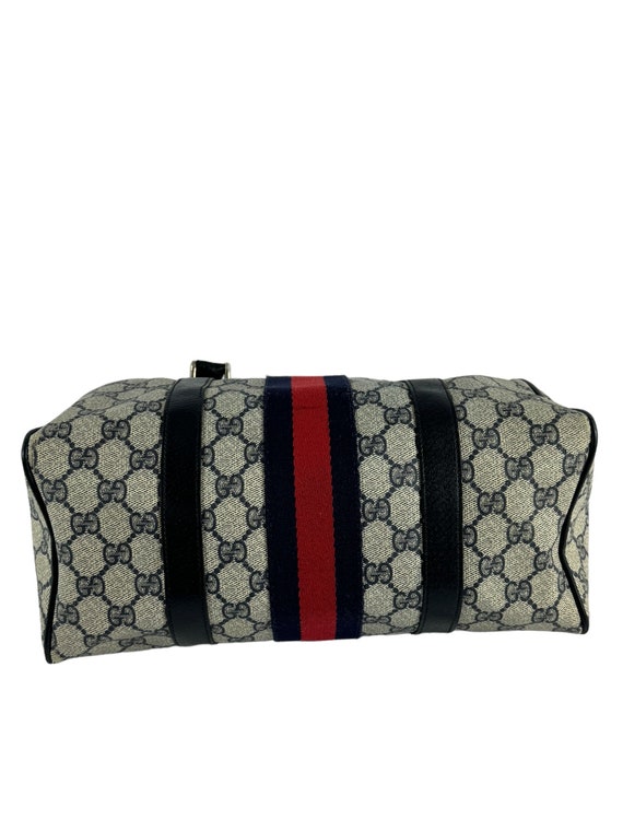 GUCCI Navy Blue Canvas Leather Accessory Collecti… - image 5