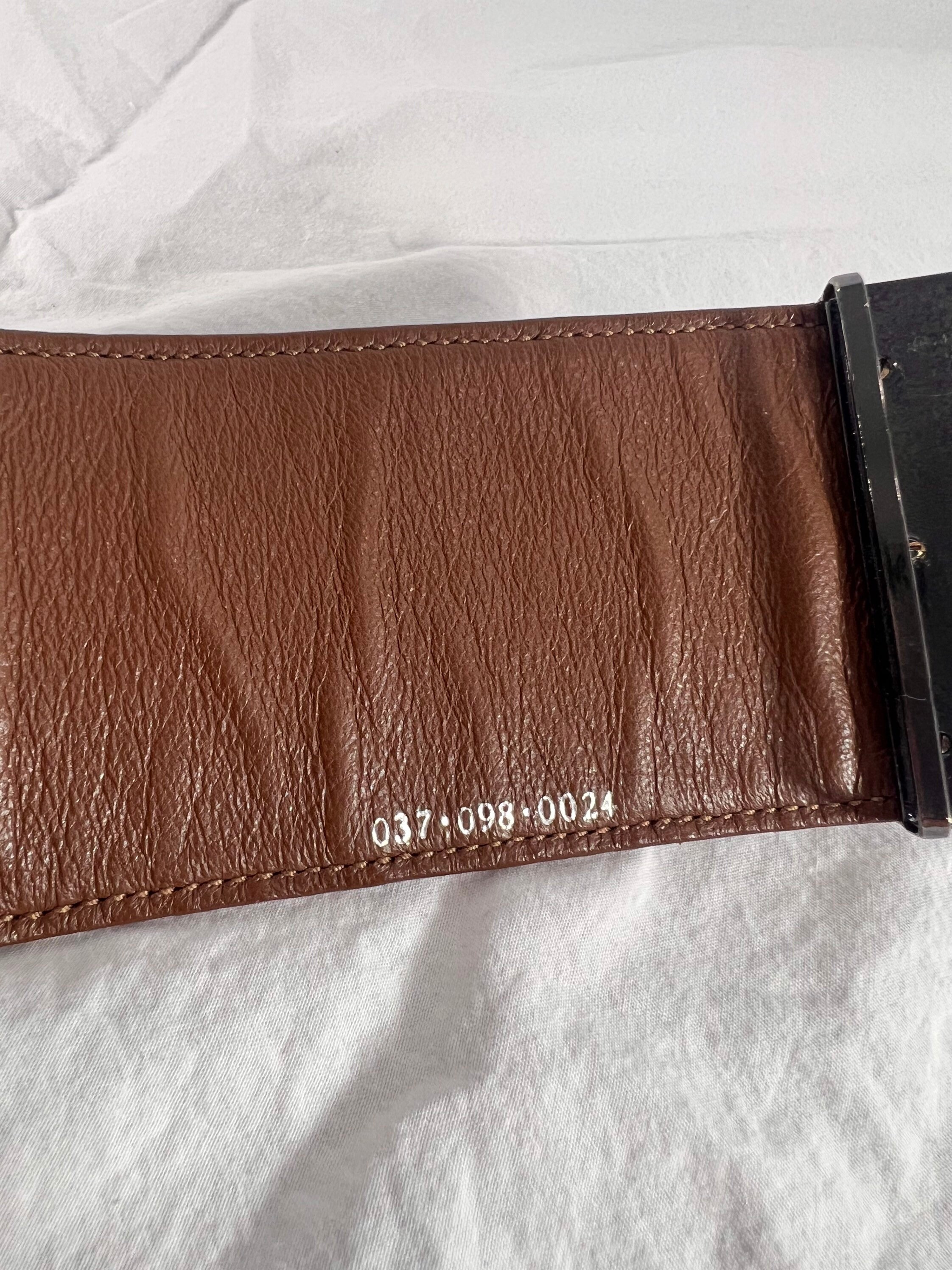 GUCCI Wide Brown Lizard and Leather Belt 70-28 Gucci Lizard Double G Buckle Calfskin Leather Belt S 80.32 main image 4