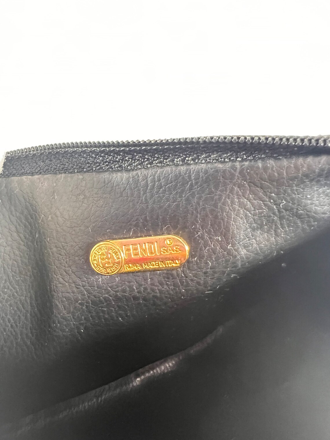 FENDI Authentic Zucca Clutch Cosmetic Toiletry Bag Made in Italy, photo 3 of 5
