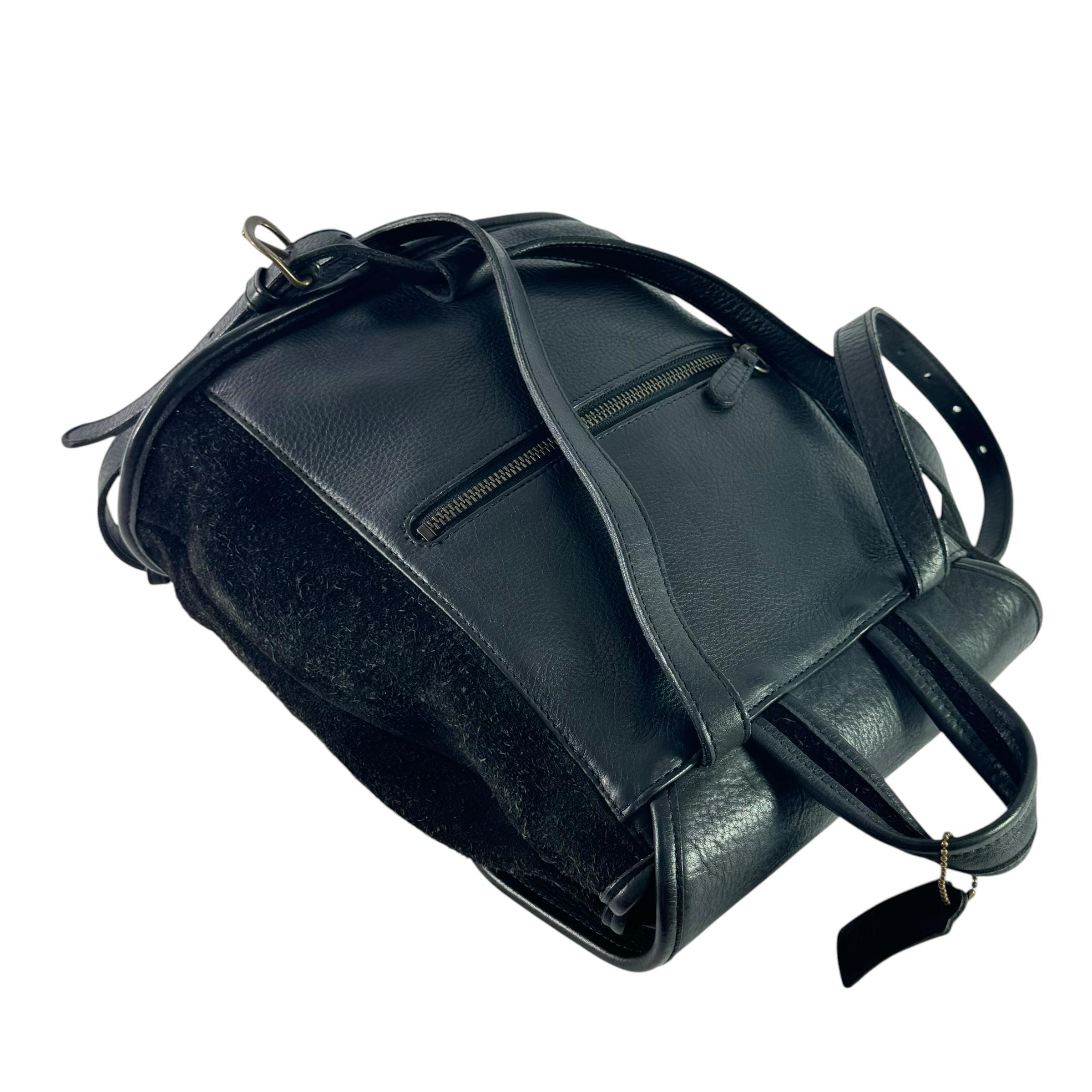 1996 COACH 9016 Black Leather Berkeley Women Backpack Made in The United States 1996 COACH 9016 Black Leather Berkeley Women Backpack Made  main image 3