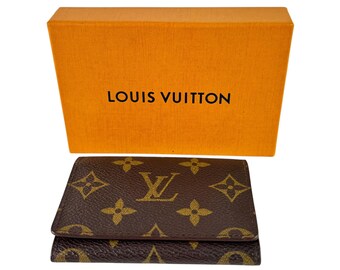 LOUIS VUITTON Carte Visite ブラウン LOUIS VUITTON M62920 Enveloppe Cartes Visite Brown Monogram Made