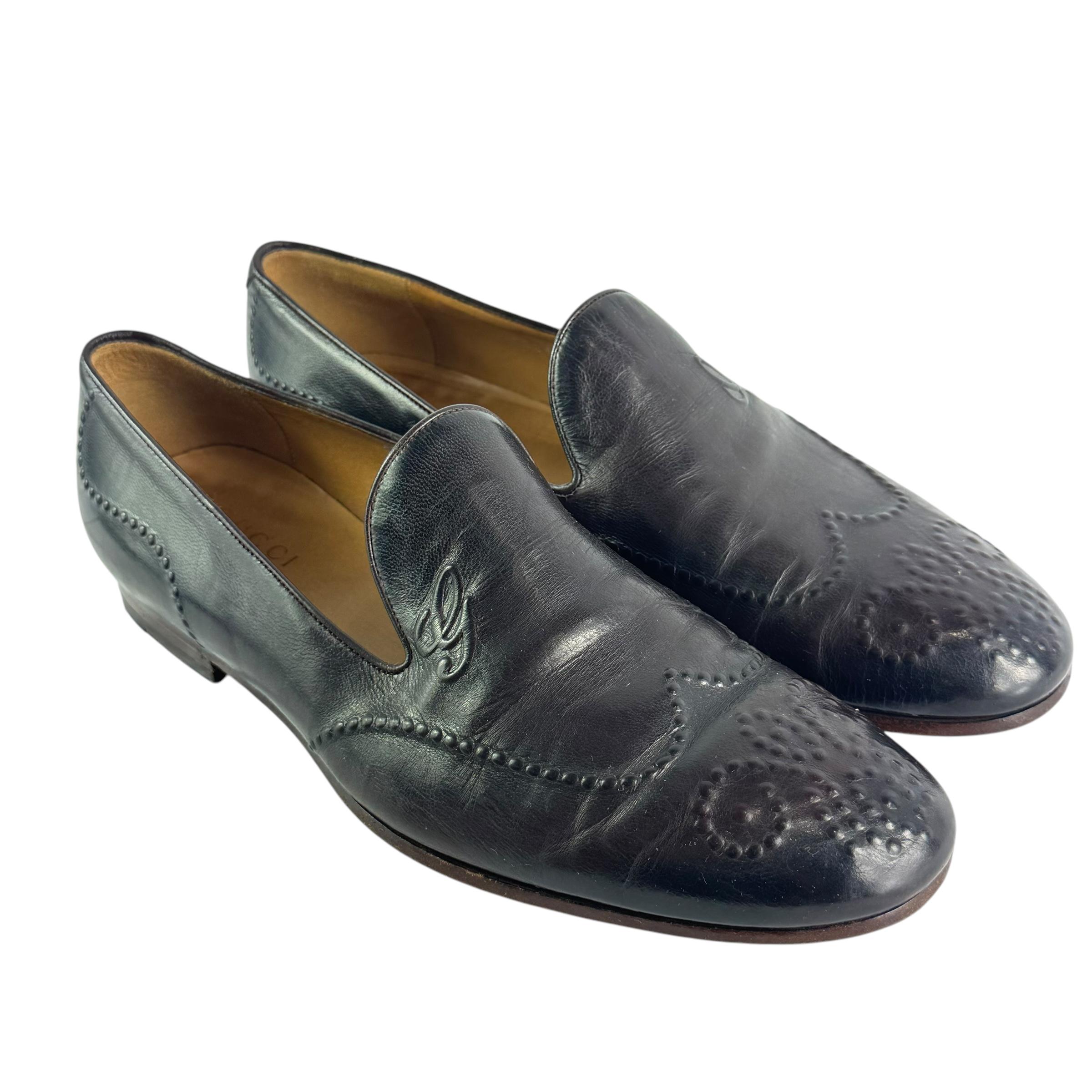 GUCCI Brown Leather Nagoya Men display picture 2