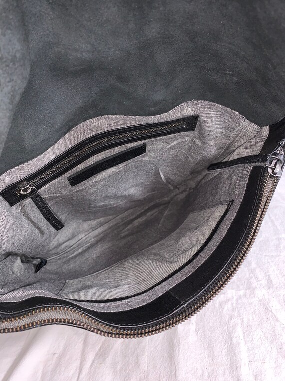 10% OffSALE Authentic Medium Black Leather Backpa… - image 10