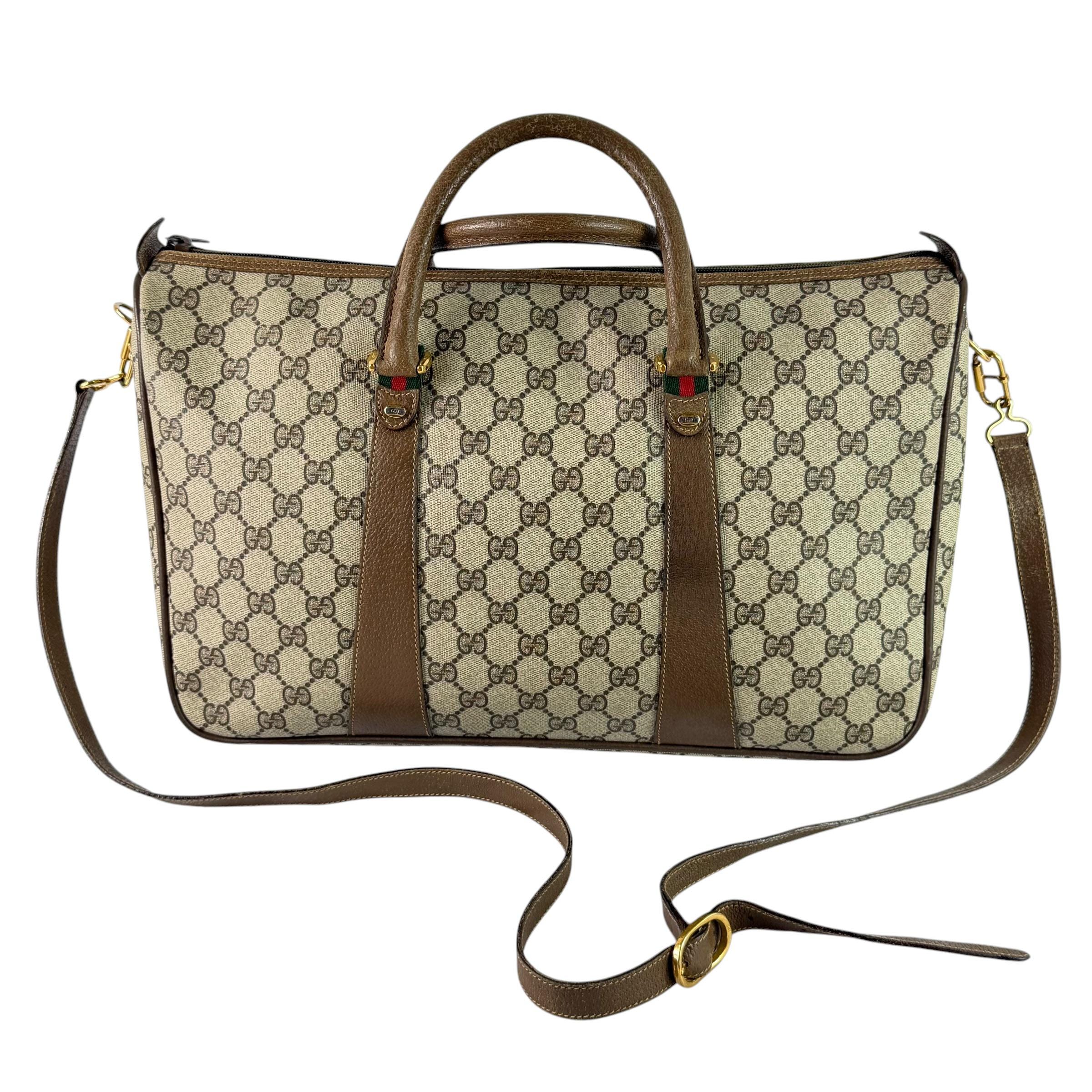 Vintage Gucci Blue Boston Bag - Etsy