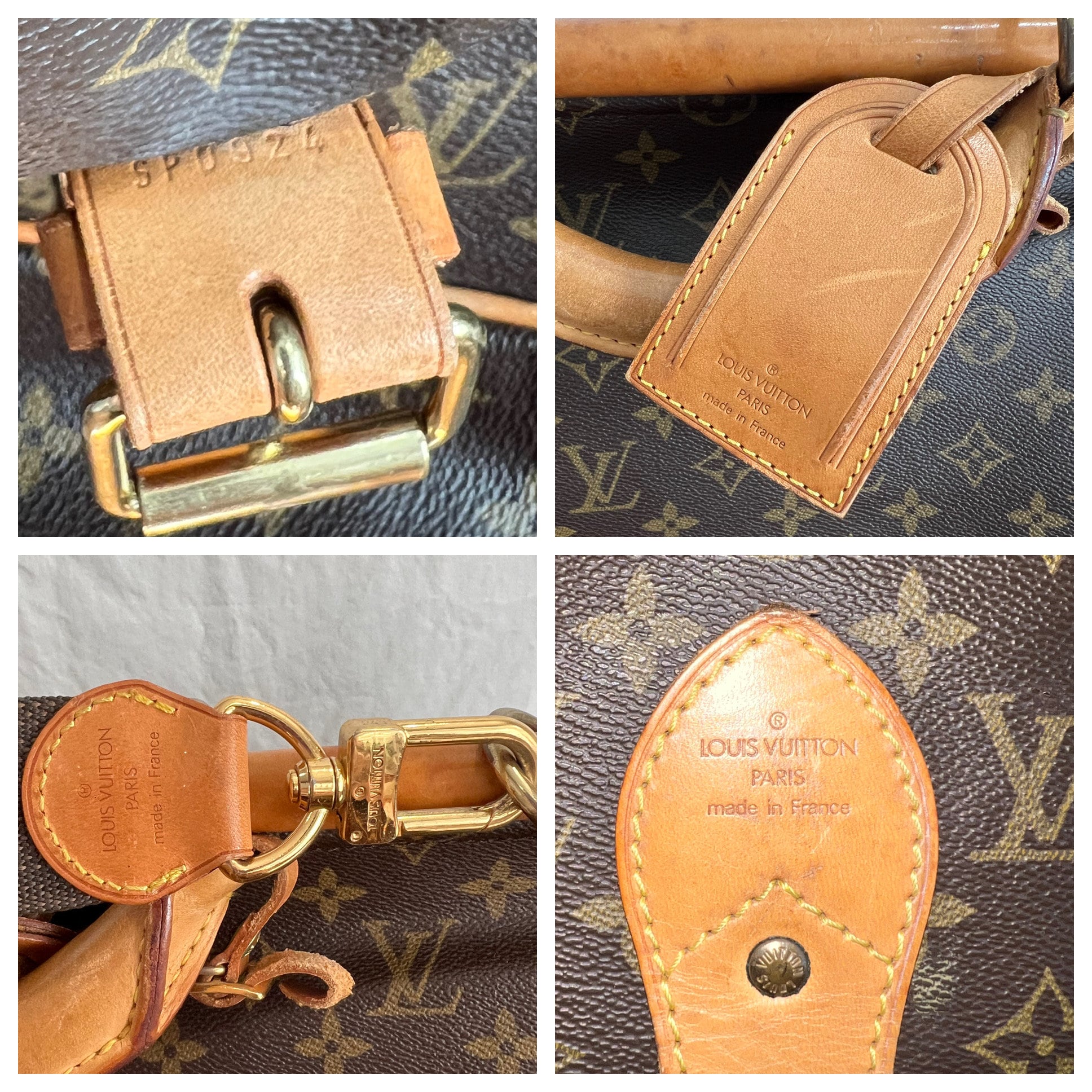 LOUIS VUITTON Sac Chasse Hunting Brown Canvas Monogram
