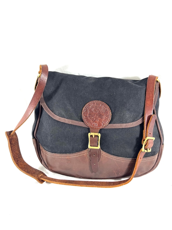 DULUTH PACK Duluth Minn Black Canvas Brown Leather