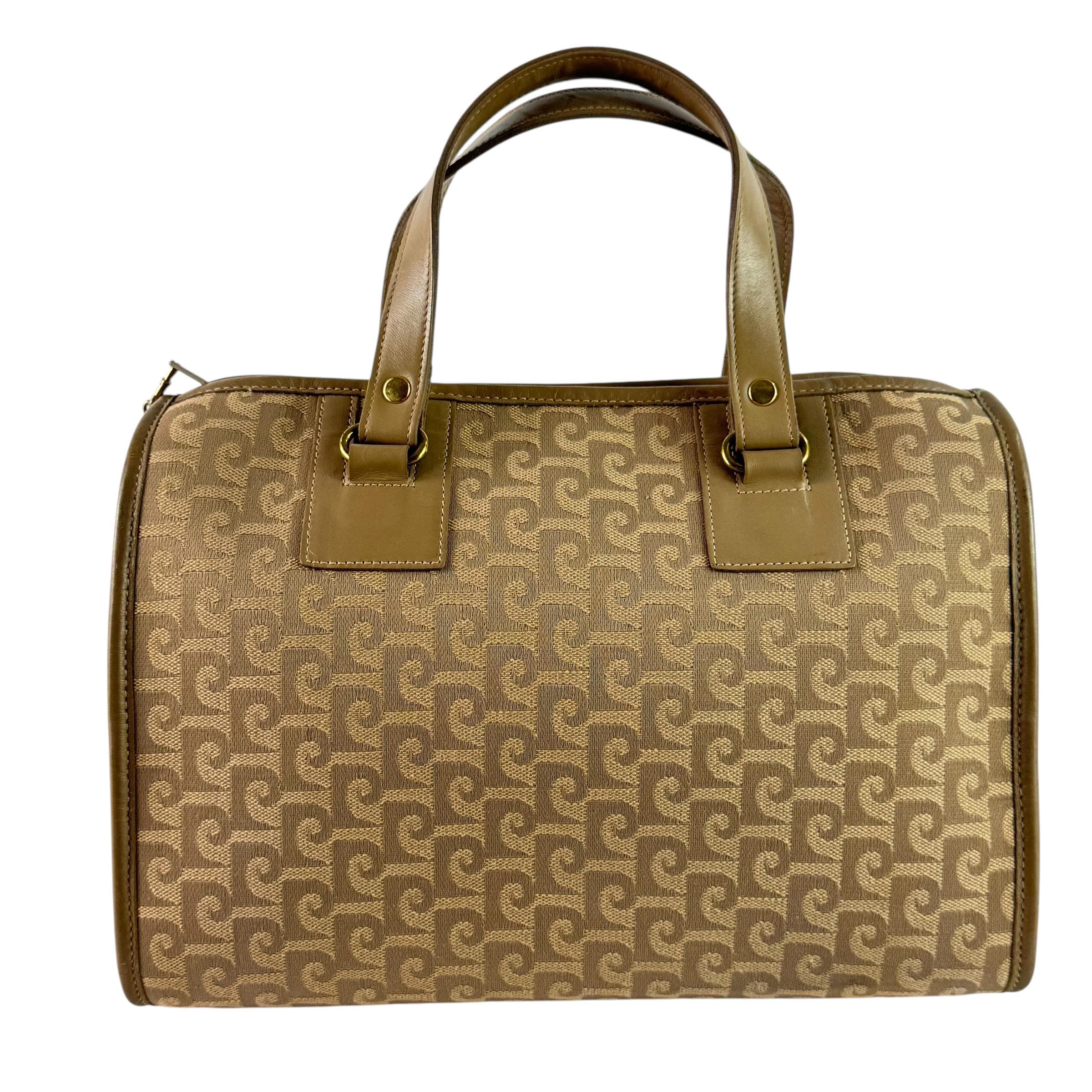 Sac à Dos Mono-bretelle Pierre Cardin – Toile Noire – Vintage – État Parfait