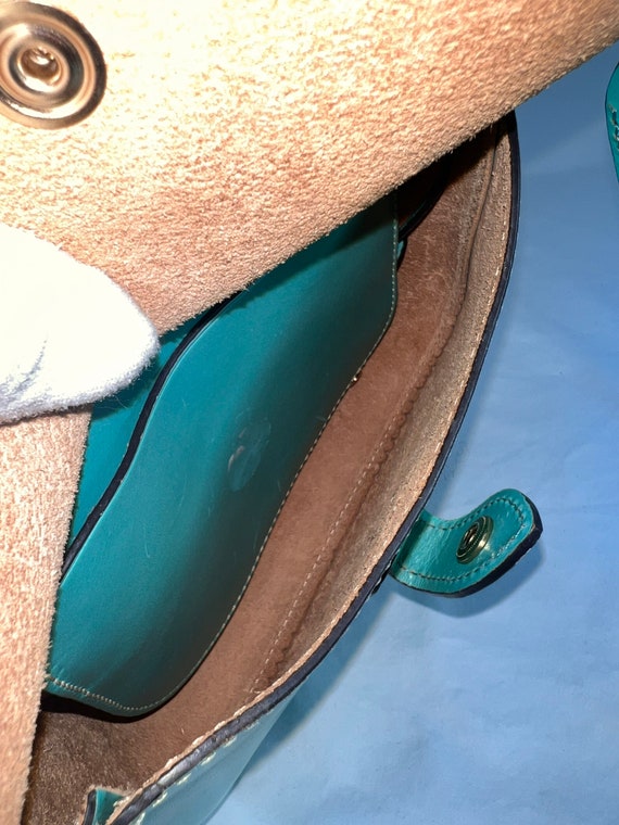 DOONEY and BOURKE Authentic Vintage Turquoise Lea… - image 9