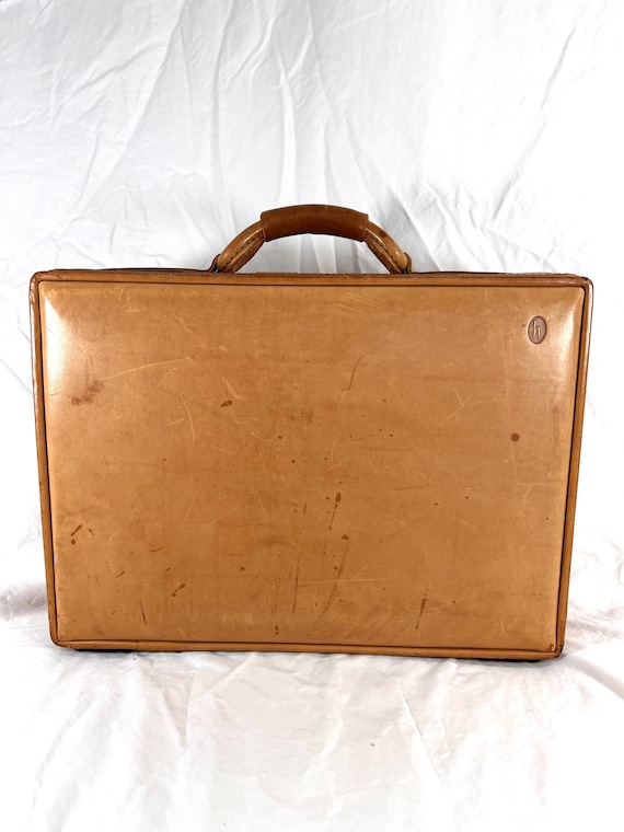 HARTMANN Stunning Authentic Belting Leather Woodbox Luggage -  Finland