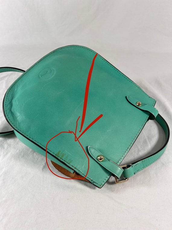 DOONEY and BOURKE Authentic Vintage Turquoise Lea… - image 6