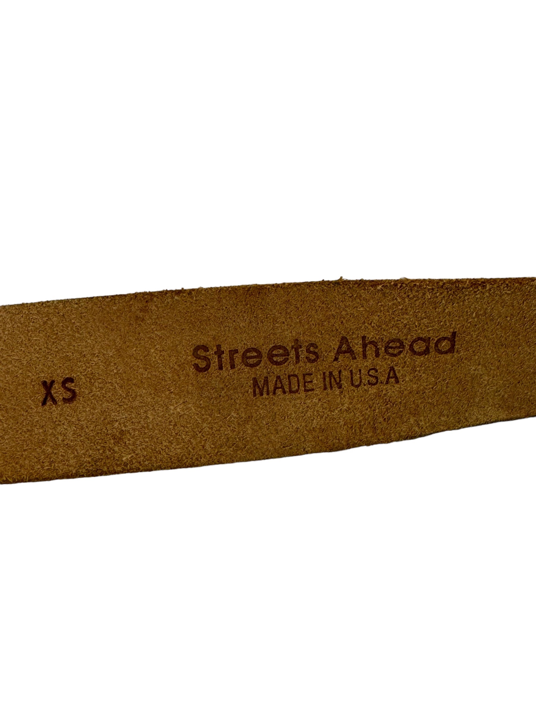STREETS AHEAD Brown Leather Pirates Skull Buckle Women display picture 2
