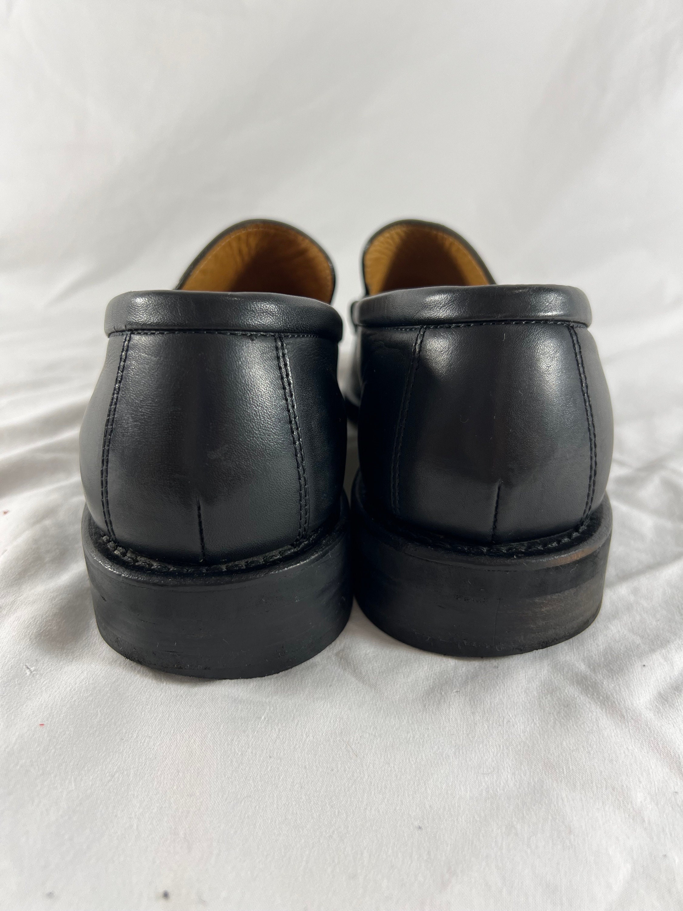 GUCCI Black Leather Horsebit Men Loafers Made in Italy  display picture 2