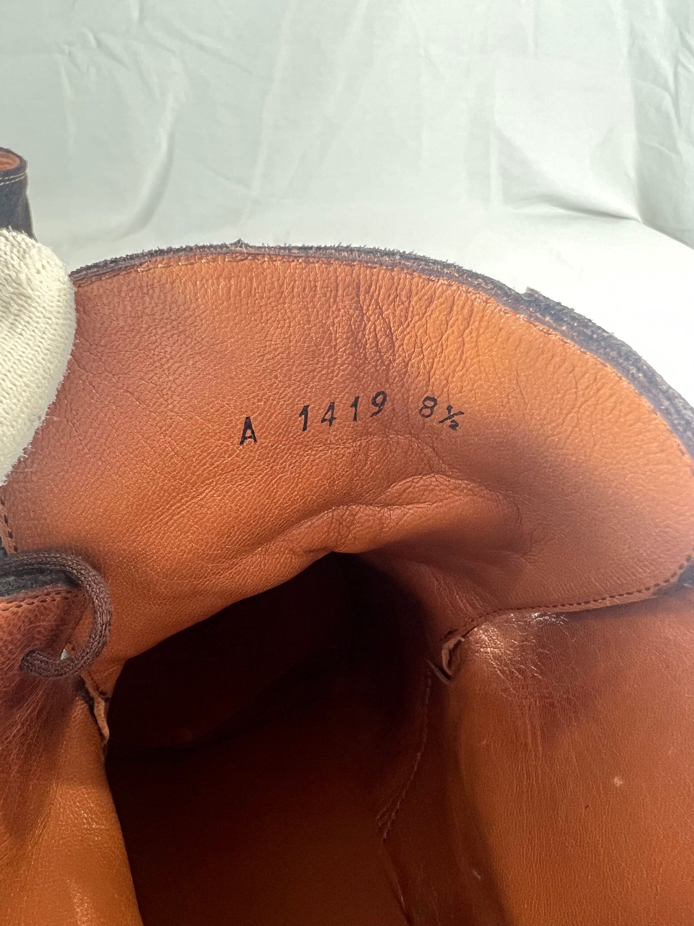 GIANNI VERSACE Authentic Brown Suede Leather Medusa Ankle 