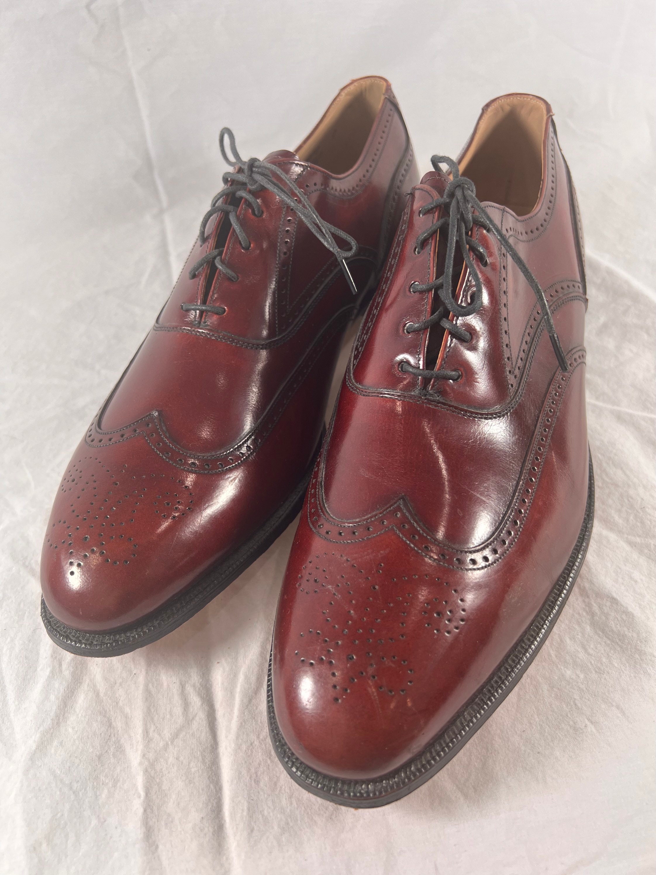 10% off Sale JOHNSTON MURPHY Vintage Aristocrat Oxford Burgundy 