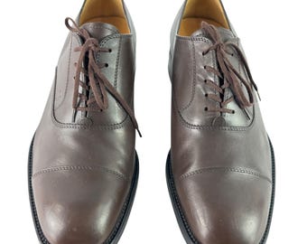 TOD'S Bruna Derbyskor i Läder för Herr, Märkta som Storlek 10-11 US