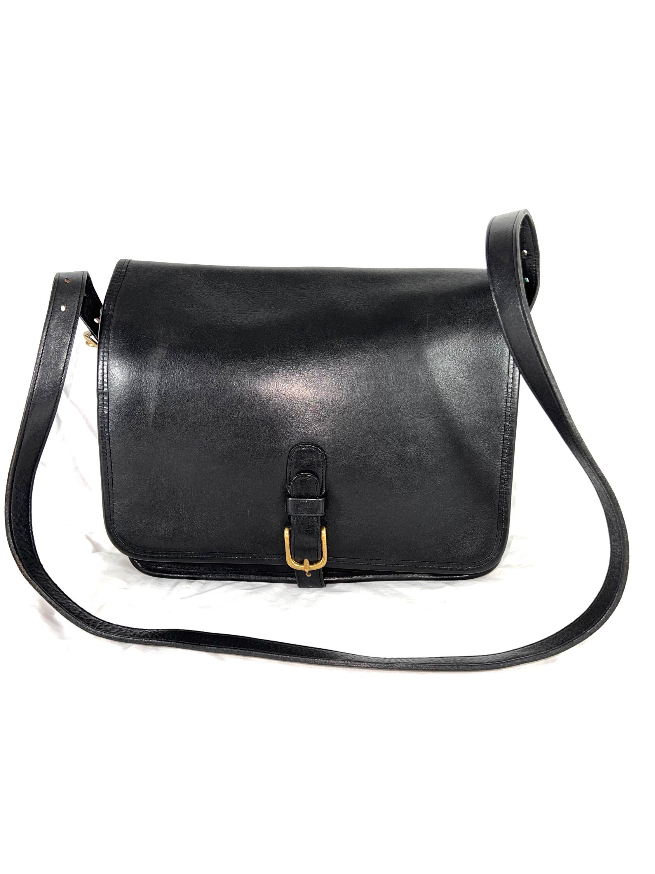 Vintage Coach Pocket Purse Clutch Dinky Penny Messenger Bag Black EUC #9755  – Sacs Magnifiques