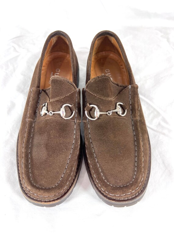 Brown Suede Loafers Shoes 