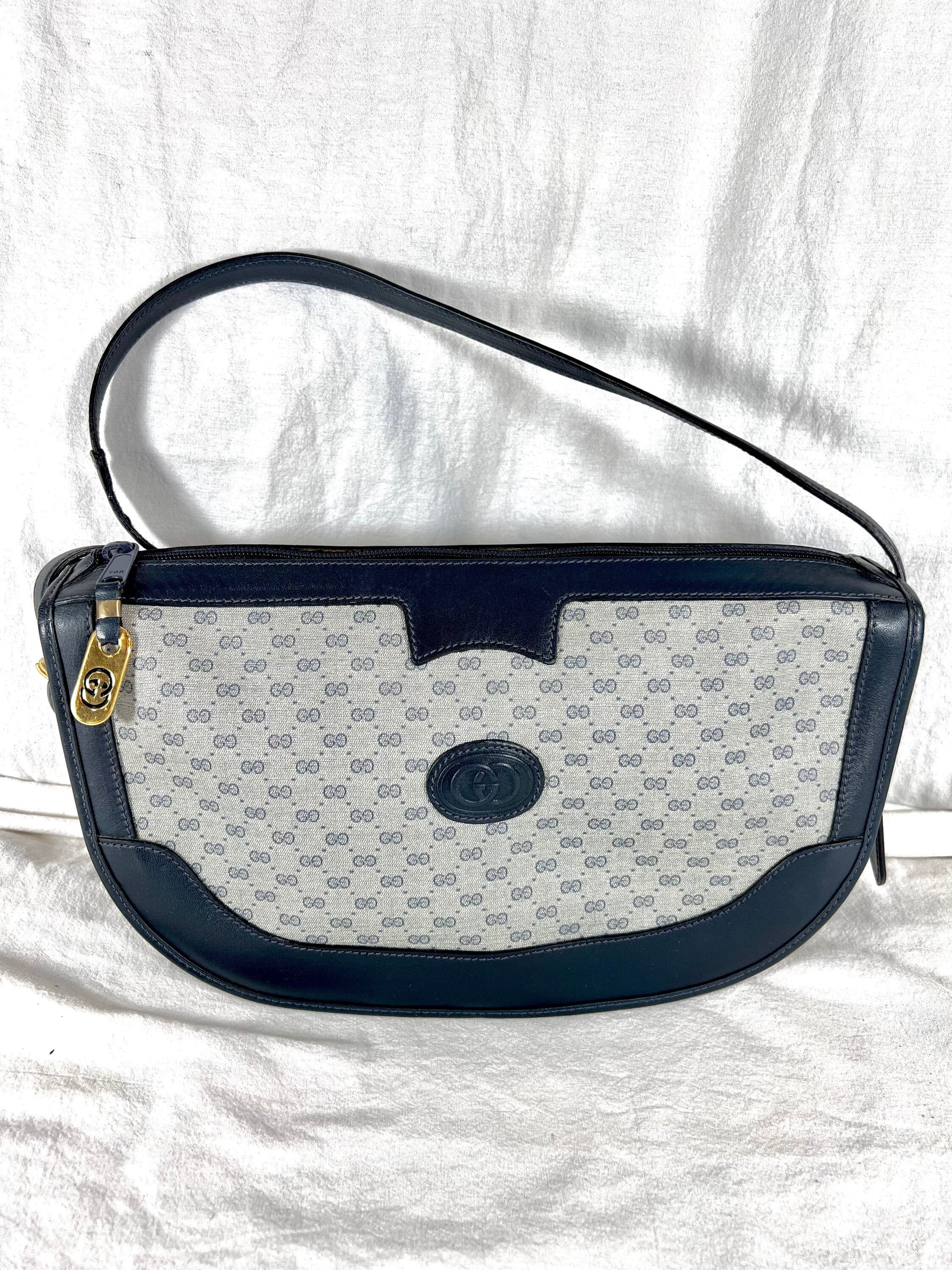 GUCCI Authentic Navy Blue Leather and Canvas Crossbody Shoulder Bag Made in Italy Excellent Condition - Etsy GUCCI Authentic Navy Blue Leather and Canvas Crossbody Shoulder Bag Made in Italy Excellent Condition - Etsy