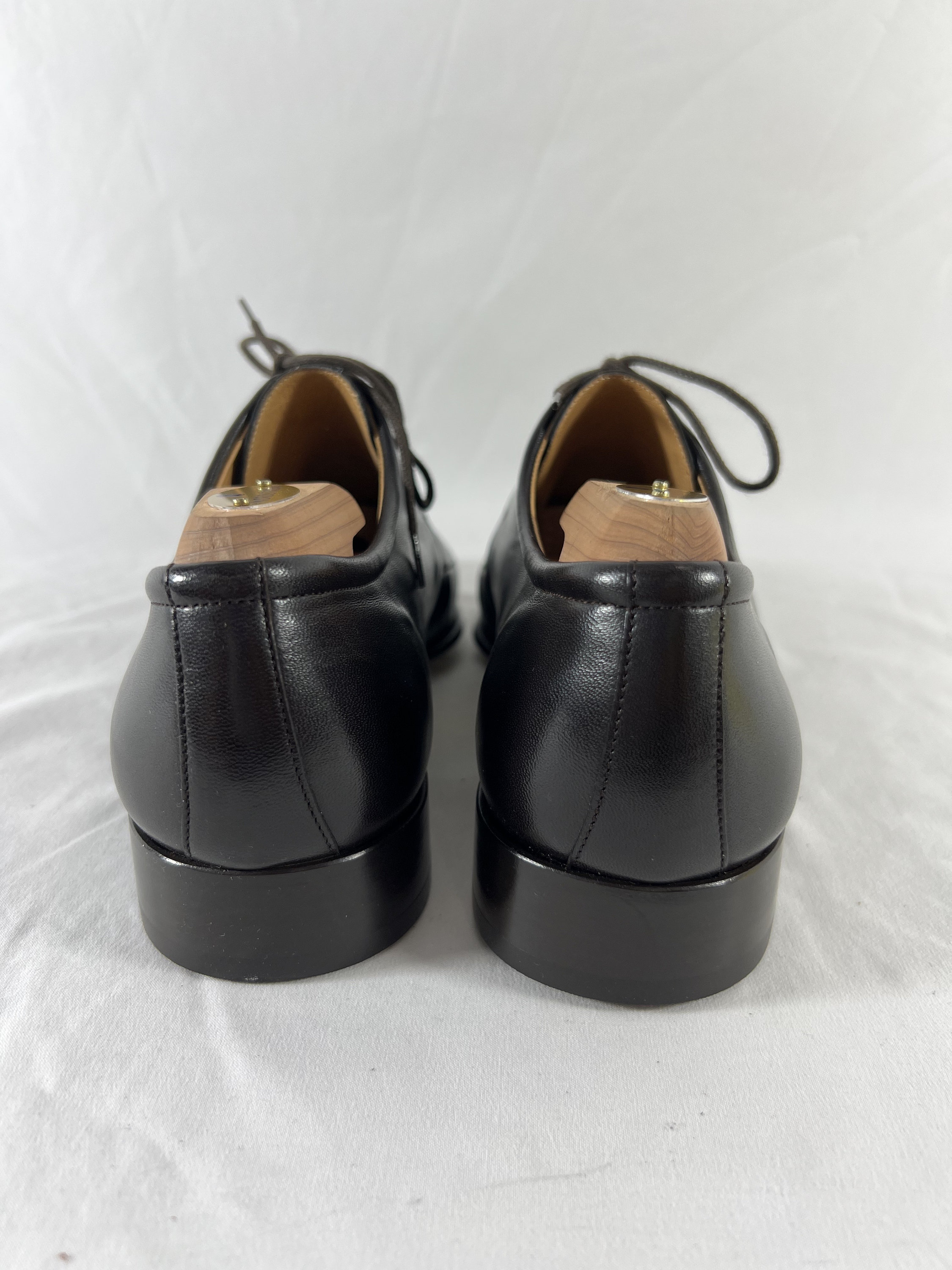 BALLY Brenzo Brown Leather Lace Up Dress Shoes Made in Switzerland Marked as 7US BALLY Brenzo Brown Leather Lace up Dress Shoes Made in  main image 3