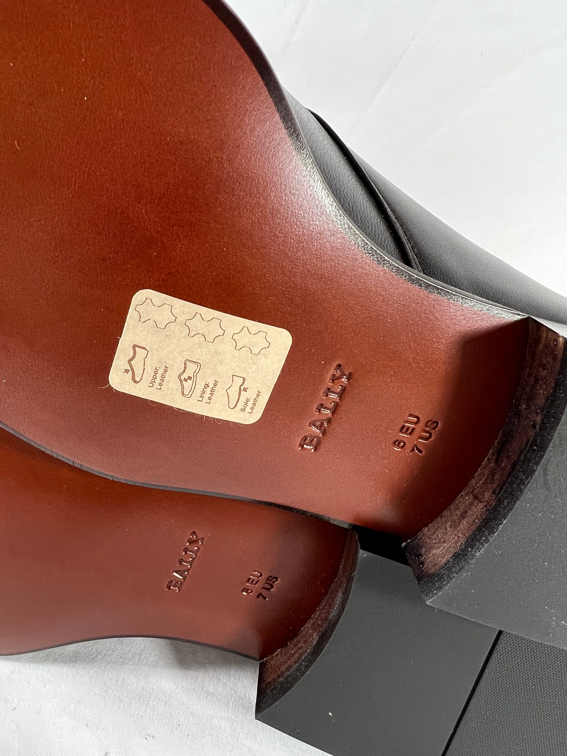 BALLY Brenzo Brown Leather Lace up Dress Shoes Made in  display picture 1