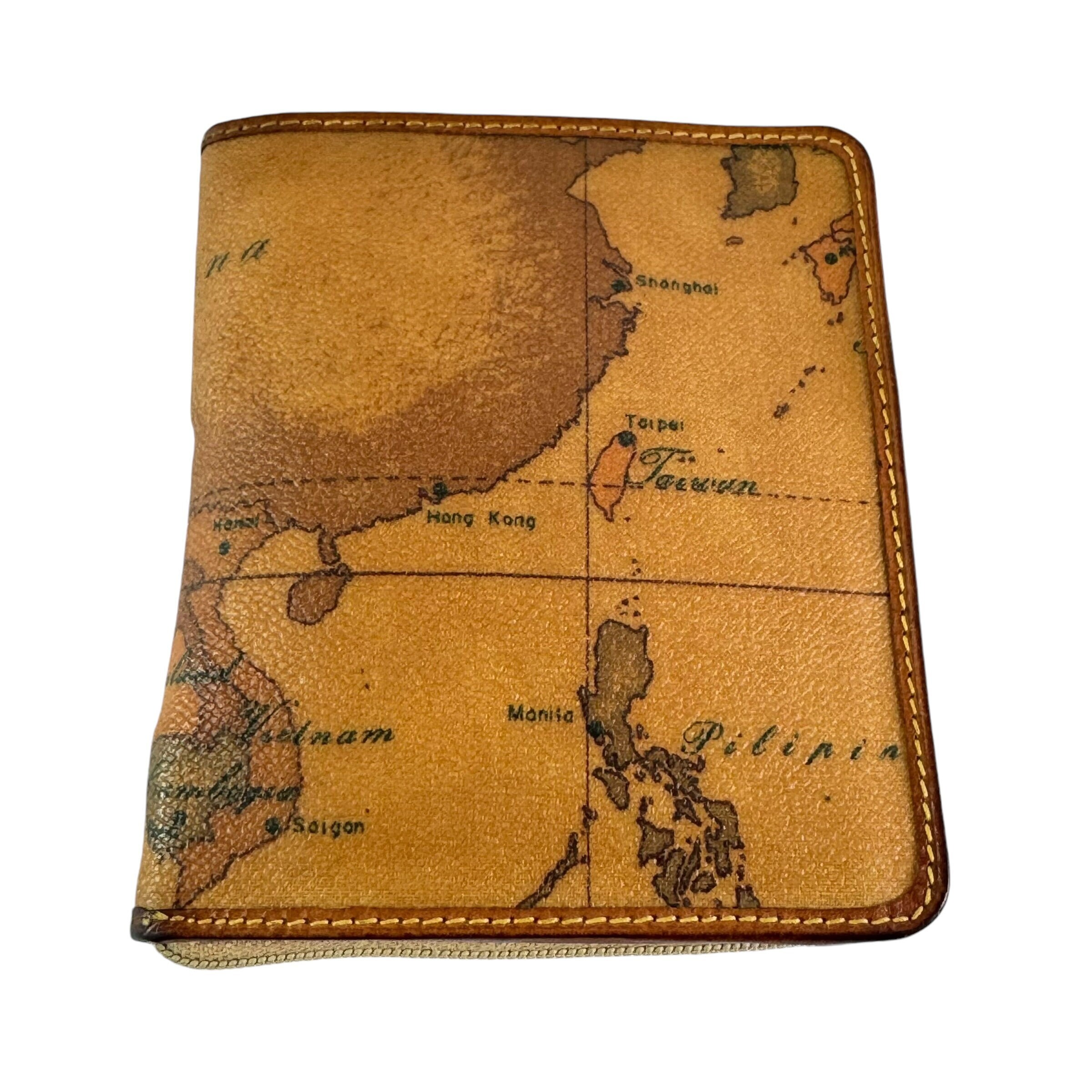 ALVIERO MARTINI Map Print Leather Headband Alviero Martini 1a Classe Geo Map Print Soft Travel Bag  main image 2