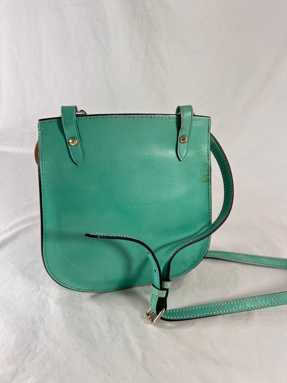 DOONEY and BOURKE Authentic Vintage Turquoise Lea… - image 5