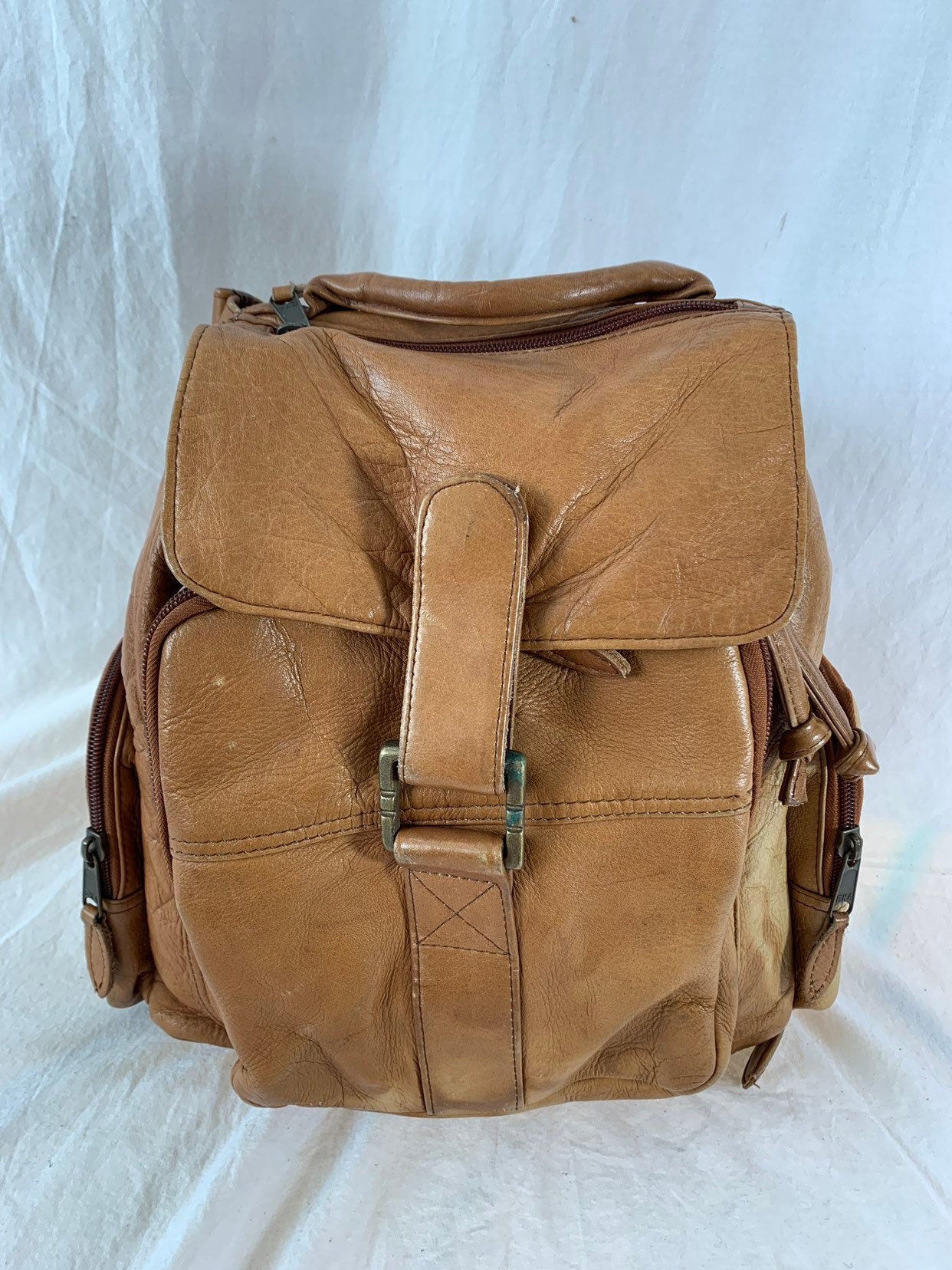 Hammer Anvil Carepa Colombian Leather Backpack Large Rucksack Everyday or Travel