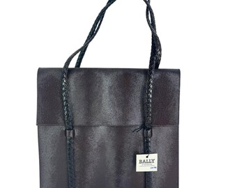 Vintage Bally Logo Shopper Large Shoulder Purse Tote Bag - Etsy