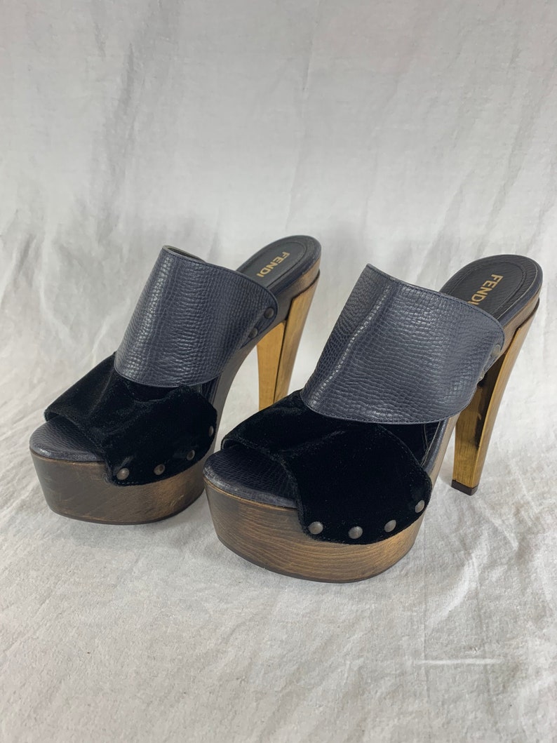 fendi clogs sale