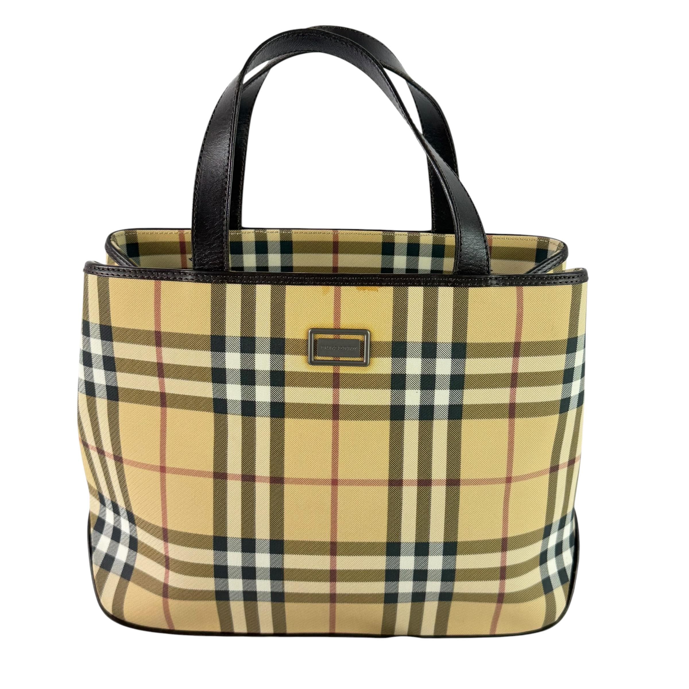 Burberry Nova Check Tote - Etsy