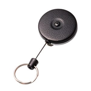 Original Key Reel Industrial Retractor (textured Black) Kevlar Cord 36" Super Duty 13oz (USA made since 1948) management office government