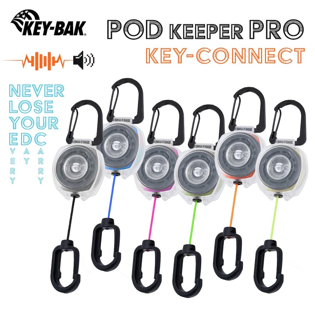 World's First VIBRANT COLORED Cords! Retractable Double Carabiner ...