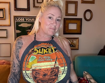 Einstellbar Neckholder Top