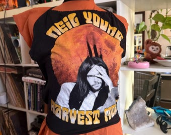 Neil Young Harvest Moon vintage style Halter Top