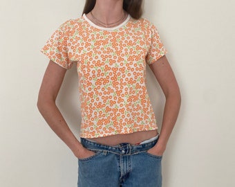 Camiseta Vintage 90s Floral M