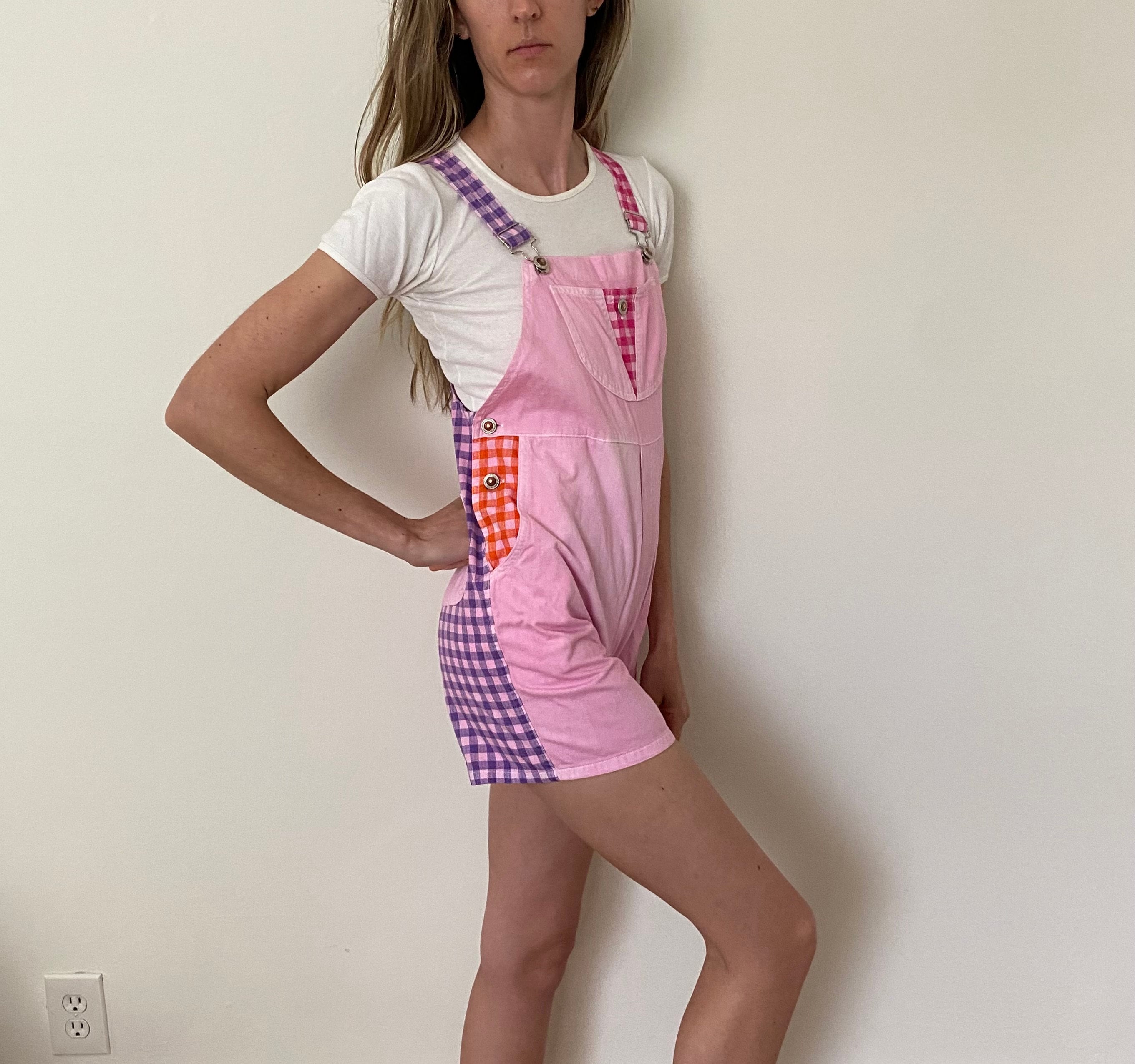 90s Rainbow Overalls - Etsy