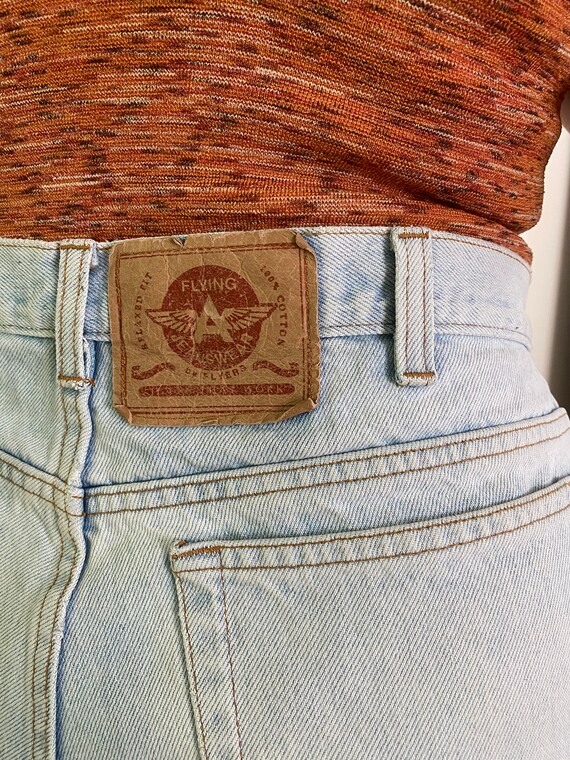 35" Vintage Denim Jorts Shorts - image 6