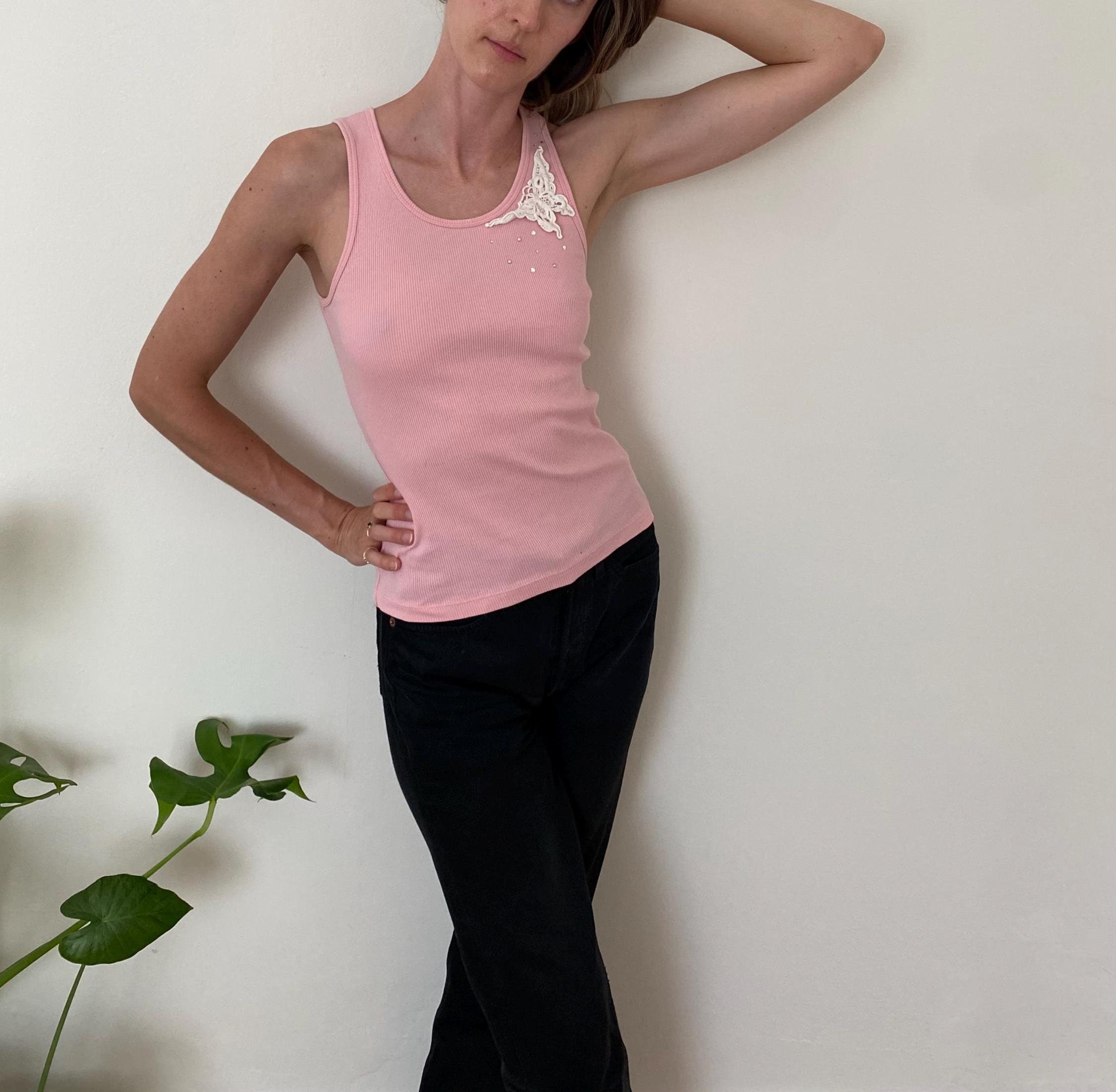 y2k Early 2000s Forever 21 Butterfly Tank S/M