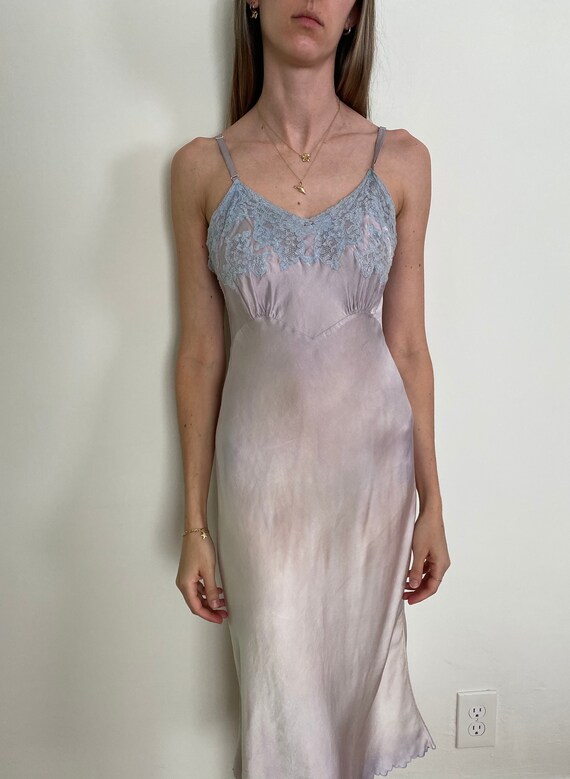 Vintage 1940s Silk Slip XS