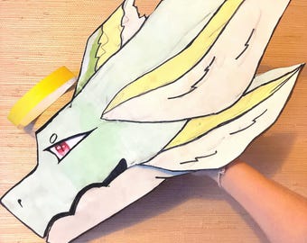 Custom Dragon puppet commission ( hand made)