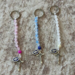 One Decade Rosary Keychain