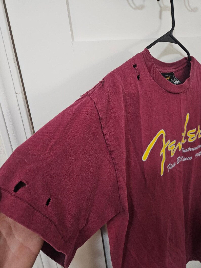Camisa vintage Fender fabricada en EE. UU. talla XL imagen 4