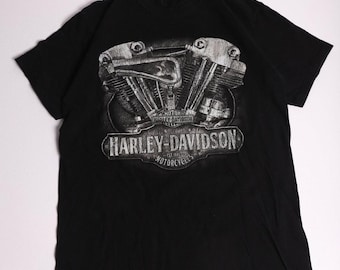 Modern Harley Davidson Motorcycles Naked Motor Travel Washington Shirt size M