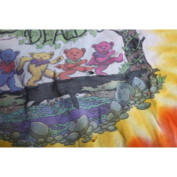 コレクション greatful dead  dancing bear 1997 Vintage 1997 Grateful Dead Dancing Bears Tie Dye Shir… - Gem
