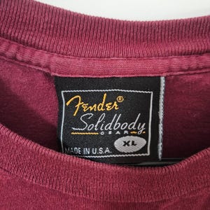 Camisa vintage Fender fabricada en EE. UU. talla XL imagen 3
