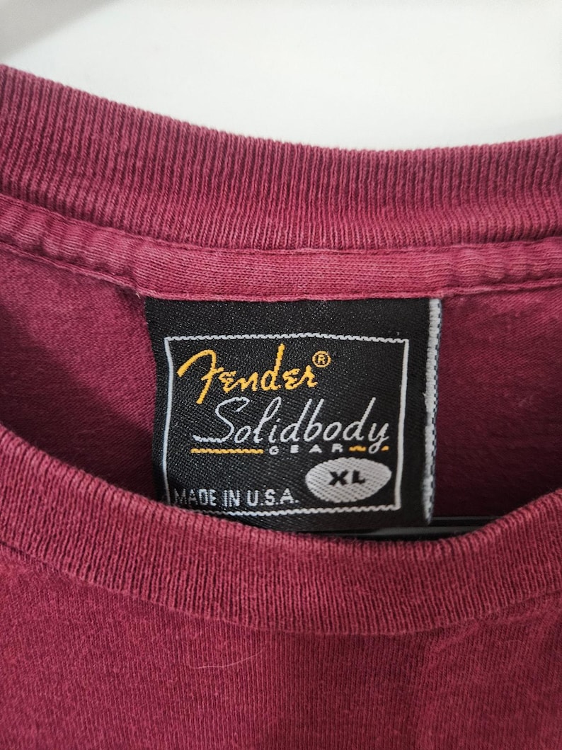 Camisa vintage Fender fabricada en EE. UU. talla XL imagen 3